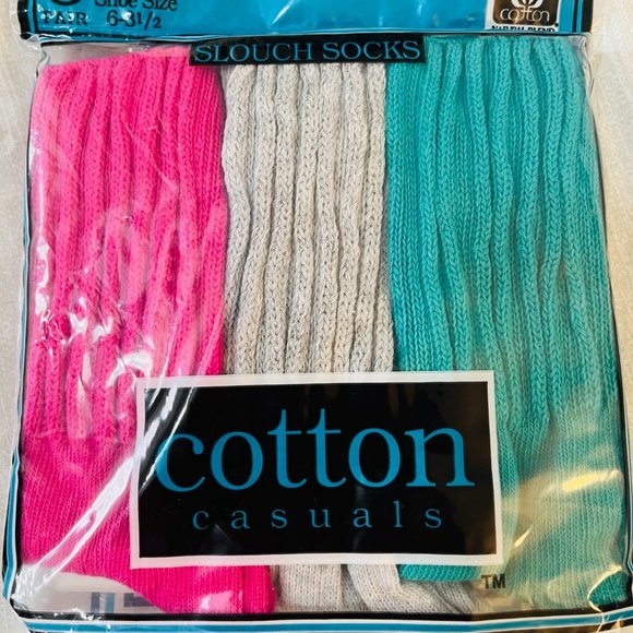 Girls Slouch Socks Vintage / Retro - Picture 1 of 4